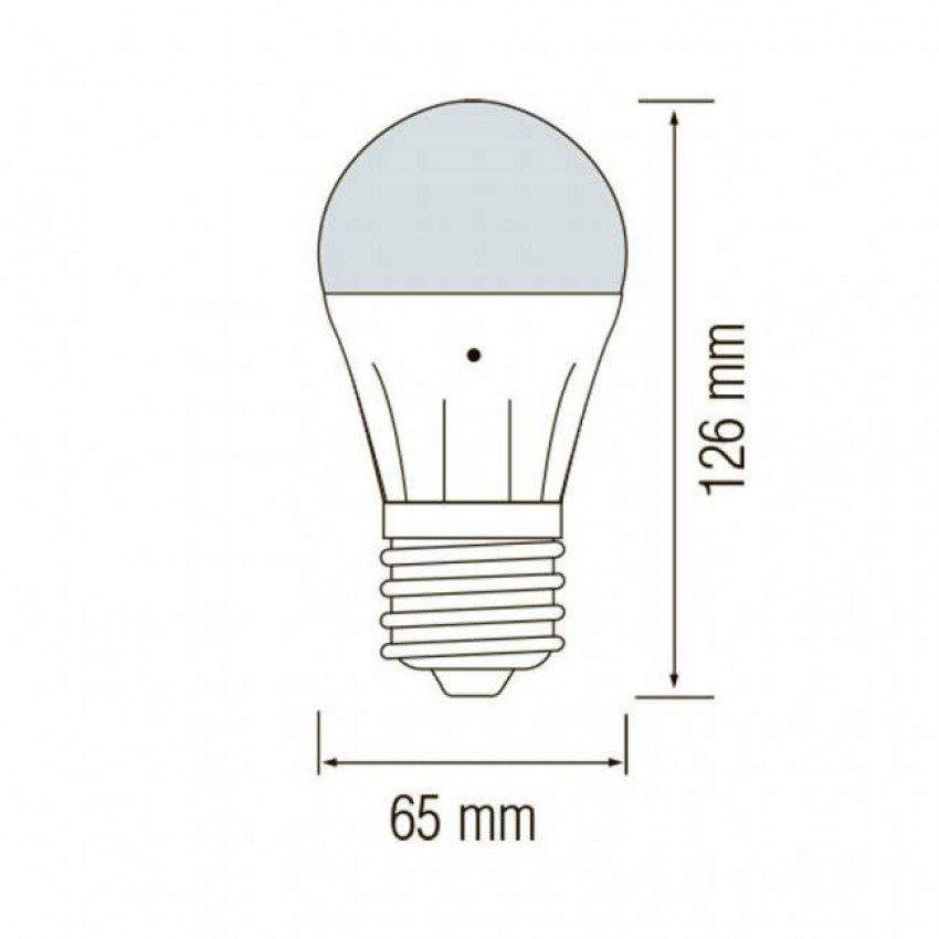 001-068-0010-030 Лампа з фотосенсором A60 SMD LED 10W 4200K E27 1032Lm 170-240v / 10/100-001-068-0010-030