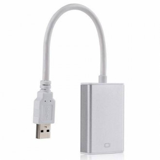 Кабель-перехідник PowerPlant HDMI female - USB 3.0 M