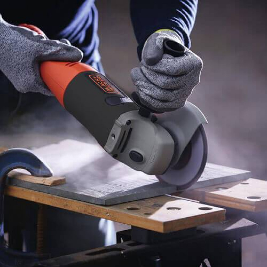 Шліфмашина кутова - болгарка мережева BLACK DECKER KG1202K-KG1202K