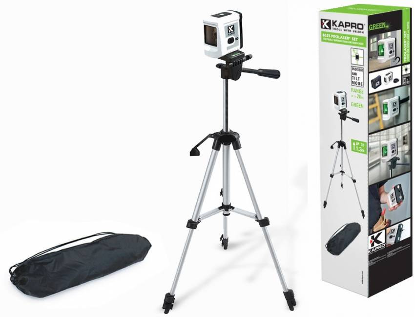 Рівень лазерного тертя в комплекті – висота 1,3 м 862G_SET KAPRO-862G_SET