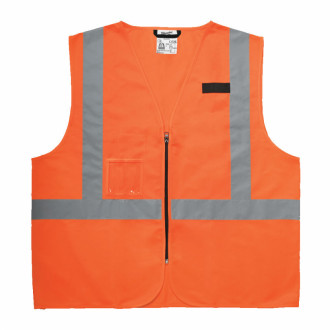 Жилет сигнальний Hi-Viz MILWAUKEE, помаранчевий (L/XL)-[articul]