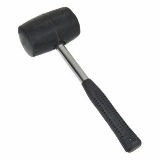 Киянка гумова чорна 680г металева обгумована рукоятка SIGMA (4317491)