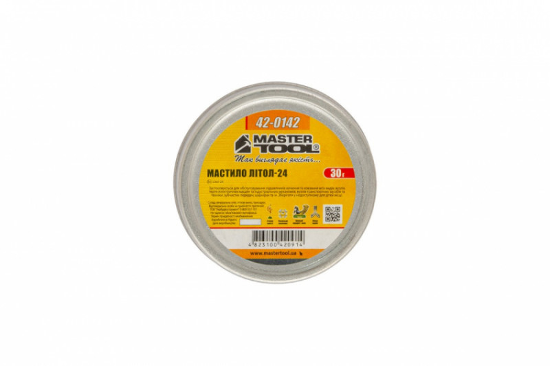 Мастило MASTERTOOL Літол-24 30 г жесть 42-0142-42-0142