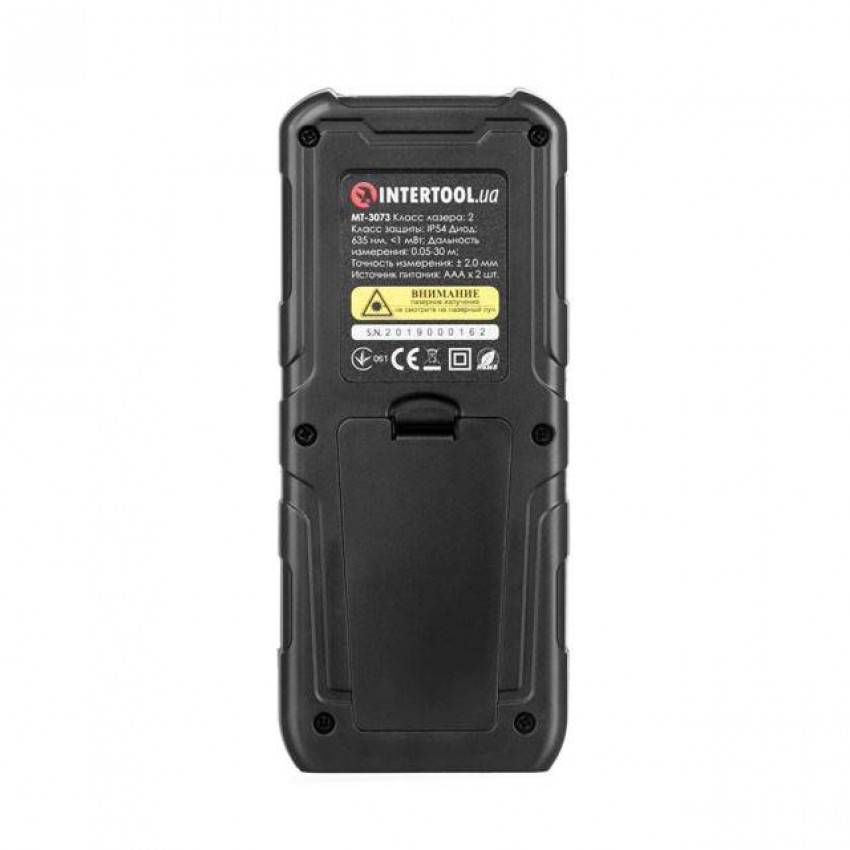 Далекомір лазерний 30м, відкидна ніжка INTERTOOL MT-3073-MT-3073