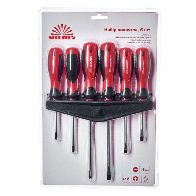 Набір викруток Vitals, 6 шт.-179515