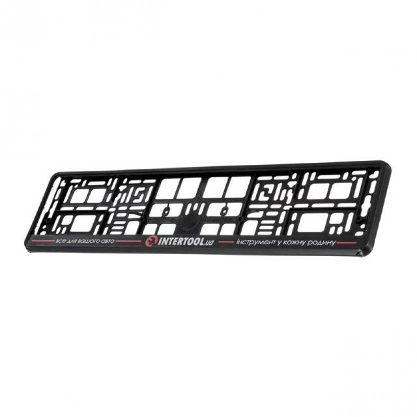 Рамка для автомобільного номера брендована INTERTOOL PR-9005-PR-9005