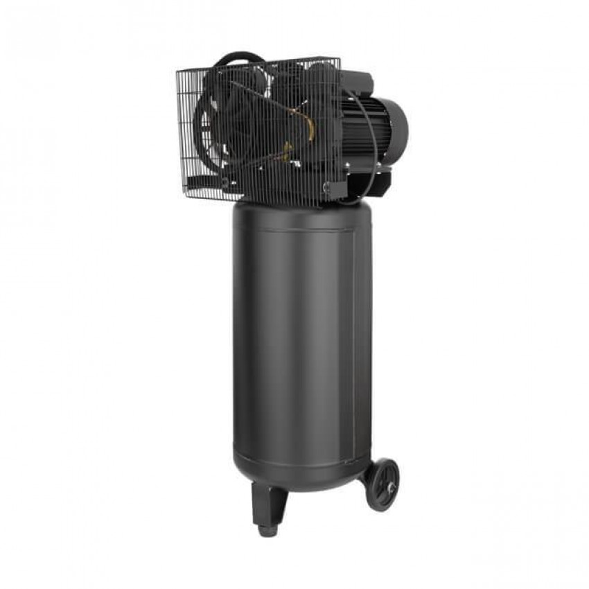 Компресор 100л, вертикальний, 3 кВт, 220 В, 10 aтм, 500 л/хв. 2 циліндри INTERTOOL PT-0017-PT-0017