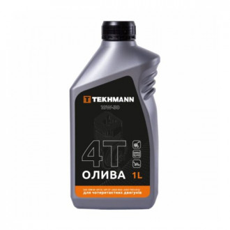 Олива для малих чотирьохтактних бензинових двигунів ТЕКHMANN 4Т API SL SAE10W-30 1л-[articul]