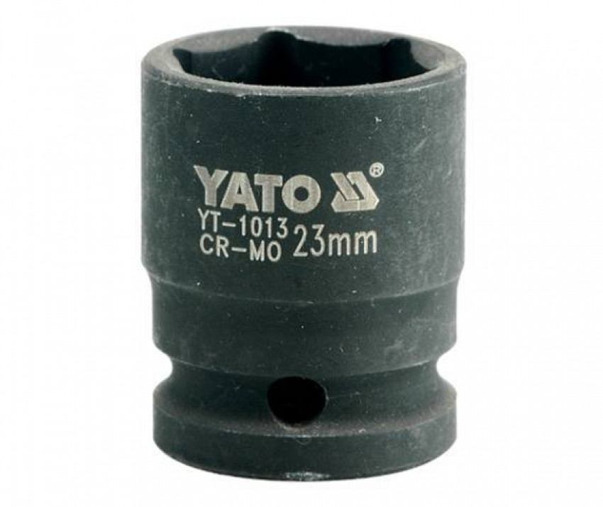 Головка торцева ударна 6-гран. ЯТО, до квадр. 1/2", М = 23 мм, L = 39 мм [30/120]-YT-1013