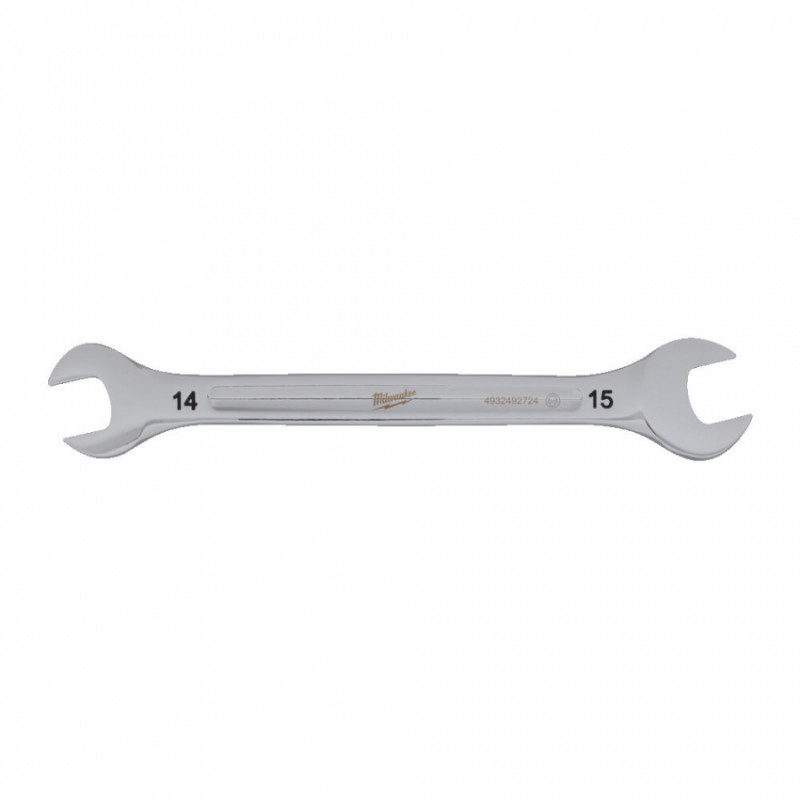 Ключ рожковий хромований MILWAUKEE, 14х15мм-4932492724