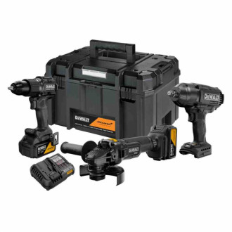 Набір з трьох інструментів акумуляторних безщіткових McLaren F1 TEAM SPECIAL EDITION DeWALT DCK3222MP2T-[articul]
