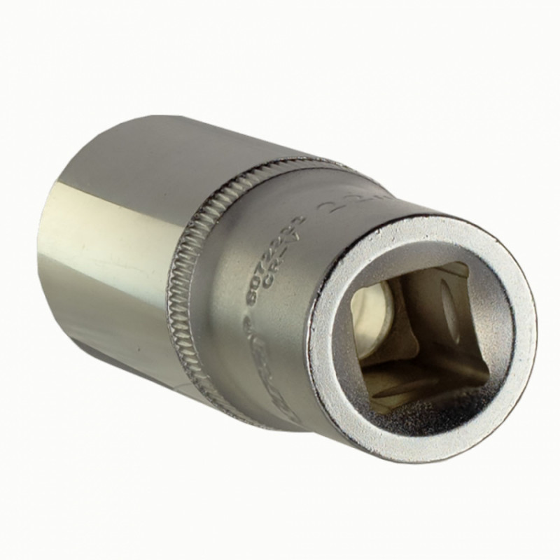Насадка шестигранна довга 1/2" 22мм CrV ULTRA (6072222)-6072222