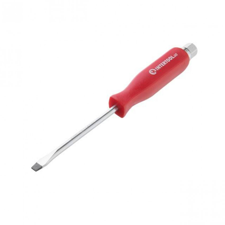 Викрутка ударна SL 6 * 100 мм CrV INTERTOOL HT-0482-HT-0482