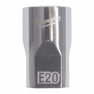 Головка торцева хромована TORX Е-стандарт 1/2'' MILWAUKEE, E18-[articul]
