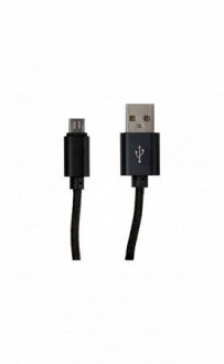 Кабель USB - Micro USB (чорний)-[articul]