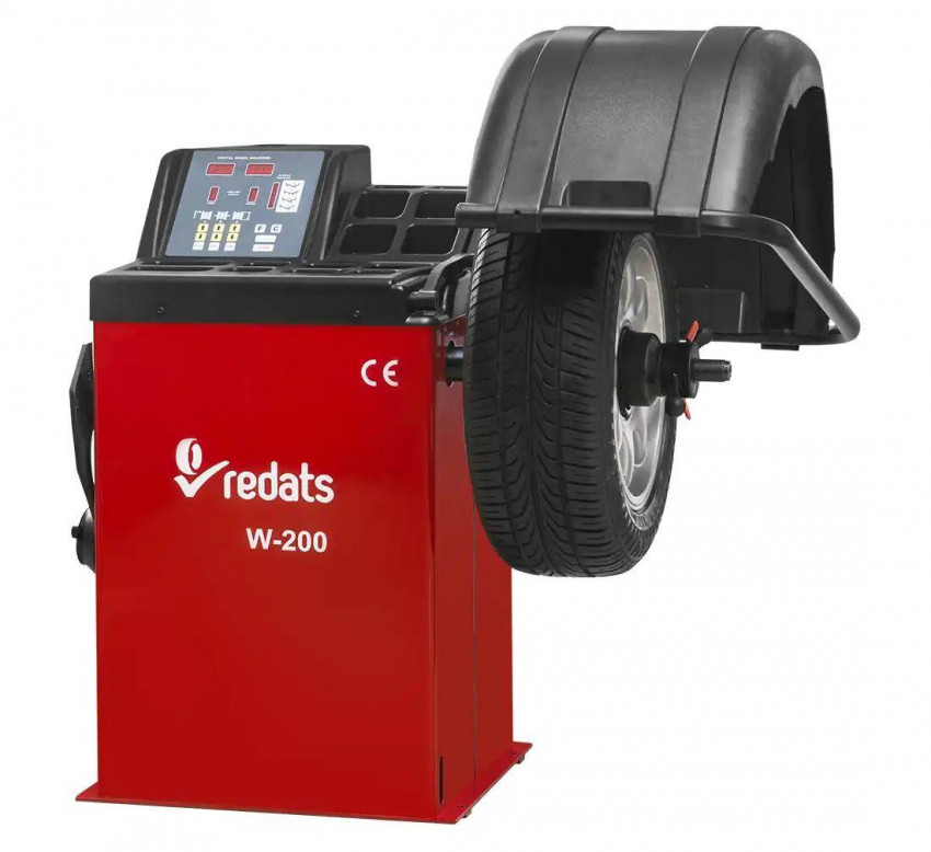 Напіватоматичний балансувальний верстат REDATS W-200 (ALU4, 230 V, 10" - 24")-13-00-18