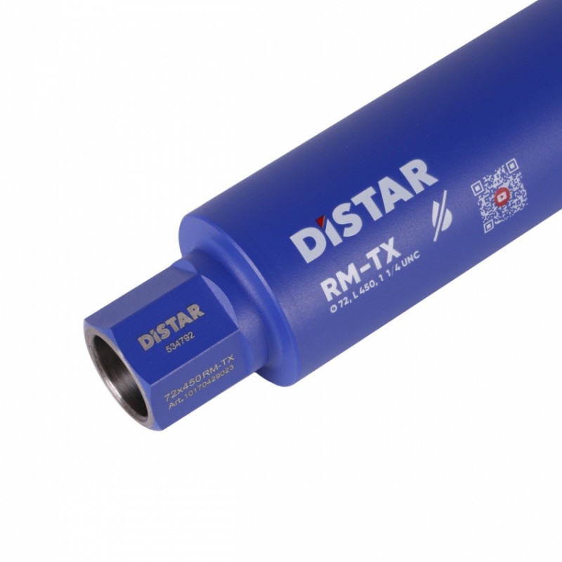 Свердло алмазне DDS-W 072x450-5x1 1/4 UNC DLD 072 RM-TX-10170429023