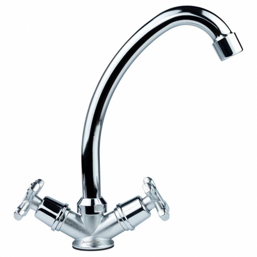 Змішувач QN 1/2" для кухні економ на шпильці AQUATICA (QN-2B158C)-QN-2B158C