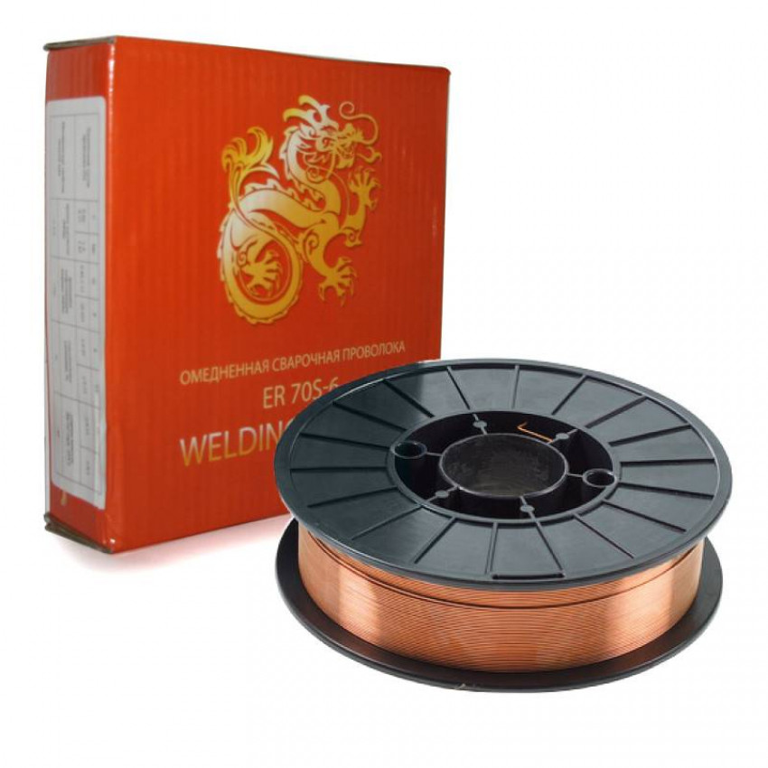 Дріт обміднений ER 70S-6 Welding Dragon (5 кг) 1.2-FE.1205.WD