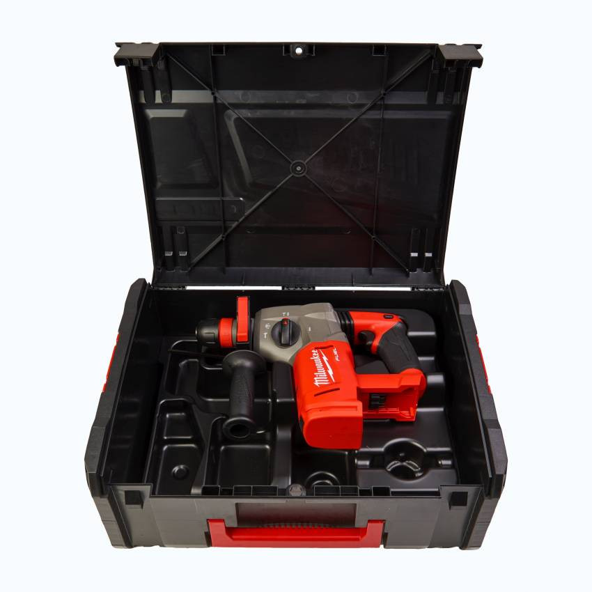 Перфоратор SDS-PLUS акумуляторний MILWAUKEE, M18 CHPX-502X, 4,0Дж (зарядний пристрій, 2 акум.Х 5Ач, HDкейс)-4933451380