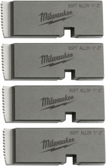Плашки для нарізання різблення MILWAUKEE, PTR2D 1'' - 2'' BSPT ALLOY (4шт) для MXF PTR2-[articul]