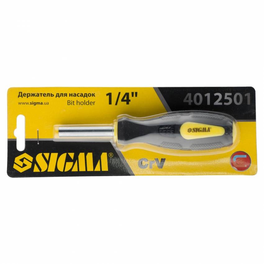 Адаптер магнітний для біт з рукояткою Sigma (4012501)-4012501