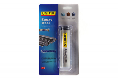 Холодне зварювання біле 57г (блістер) UNIFIX-[articul]