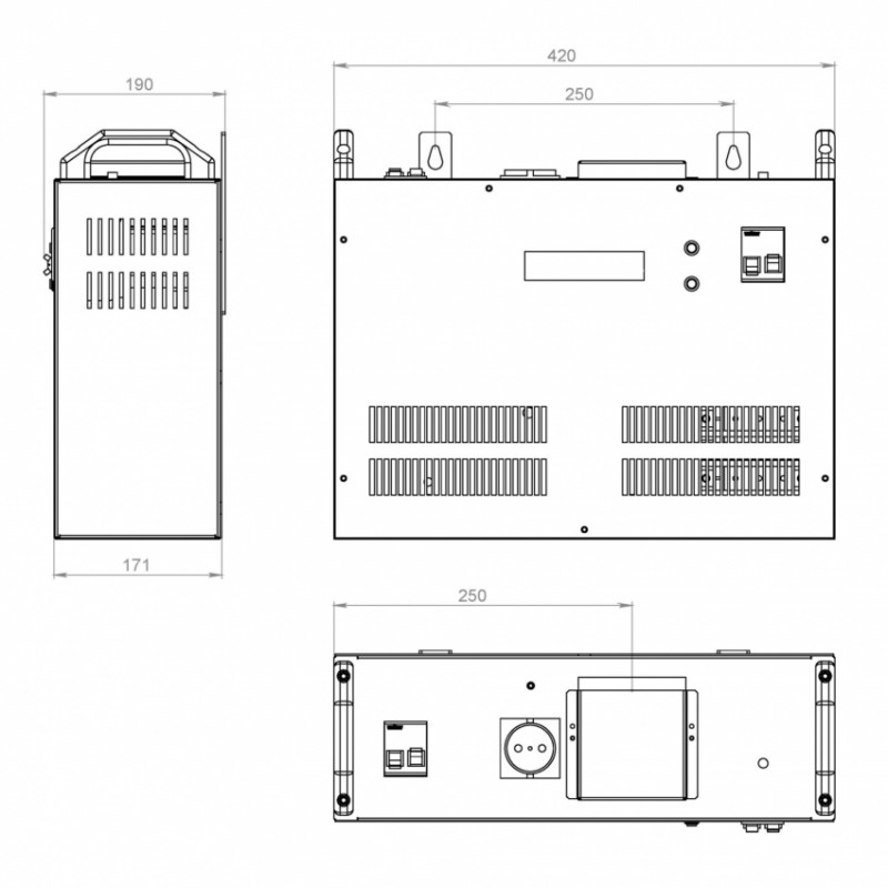 Стабілізатор напруги Volter-21 птc (3*7)-