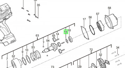 Шайба редуктора гайкокрута MILWAUKEE-[articul]