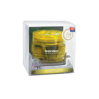 Ароматизатор SENSO DELUXE зелений чай(Green Tea) банка з гелем (під сидіння)-029682