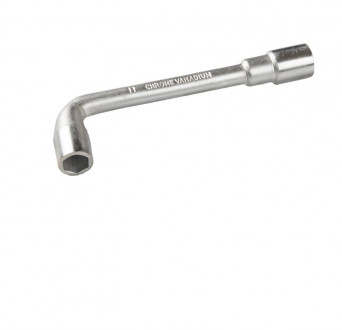 Ключ торцевий з отвором L-подібний MASTERTOOL 11 мм CRV 73-4011-[articul]