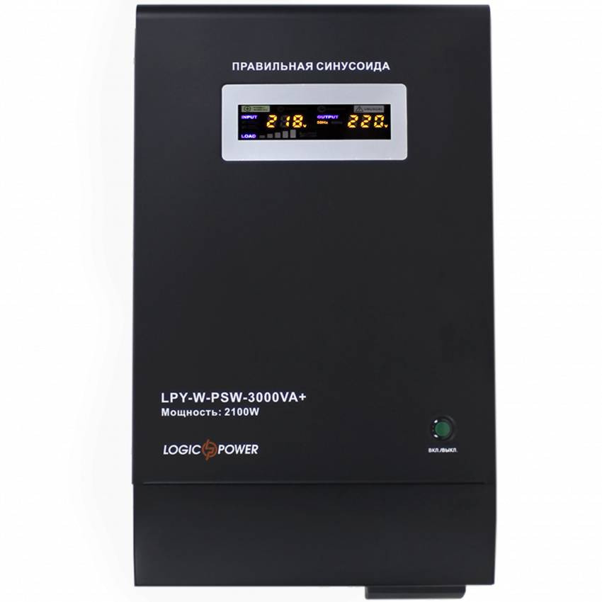 ДБЖ з правильною синусоїдою 48V LPY-W-PSW-3000VA+(2100Вт)-