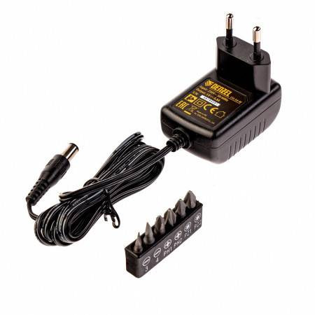 Викрутка акумуляторна CSL-3,6-02, Li-ion, 3,6B, 1,3Ач, у блістері // Denzel-26002