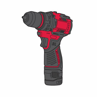 Дриль-шурупокрут акумуляторний Vitals Master AU 1232c BL Kit-[articul]