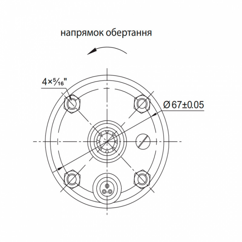 Насос відцентровий свердловинний 0.25 кВт H 33(27)м Q 80(50)л/хв Ø94мм AQUATICA (DONGYIN) (777111)-777111