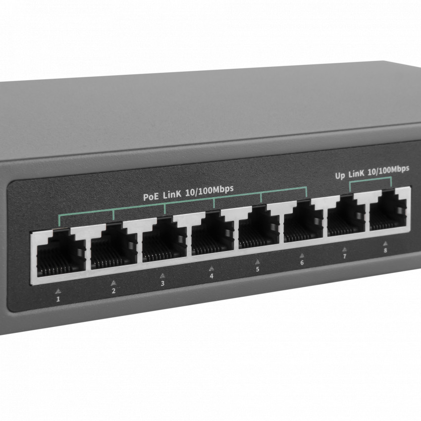 Комутатор мережевий GV-014-D-06+2P POE-