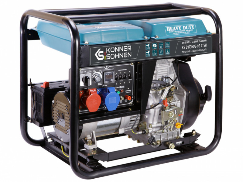 Дизельний генератор «Könner & Söhnen» KS 8100HDE-1/3 ATSR (EURO V)-KS 8100HDE-1/3 ATSR