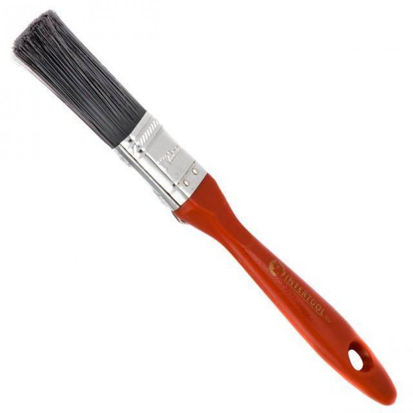 Пензель флейцева "Лакра", 25*13*54 мм, пластикова ручка INTERTOOL KT-1425-KT-1425