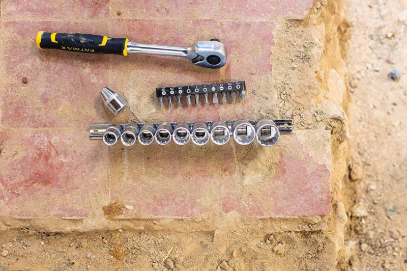 Набір з рукоятки з механізмом хропіння, головок і біт 1/4 дюйма 22 предмети STANLEY FMMT82679-0-FMMT82679-0