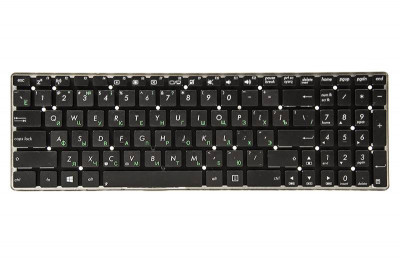 Клавіатура для ноутбука ASUS K55, K75A, K75VD чорний, без кадру-[articul]