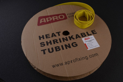 Термозбіжна трубка 1,5мм жовта 200м APRO-ZRB-1,5Y