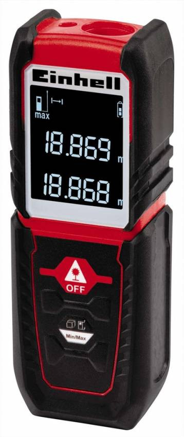 Лазерний далекомір Einhell TC-LD 25 0.05-25м, /- 3 мм/м, чохол-2270075