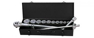 Набір головок 14од. 1&quot;  36-80мм мет.кейс-[articul]